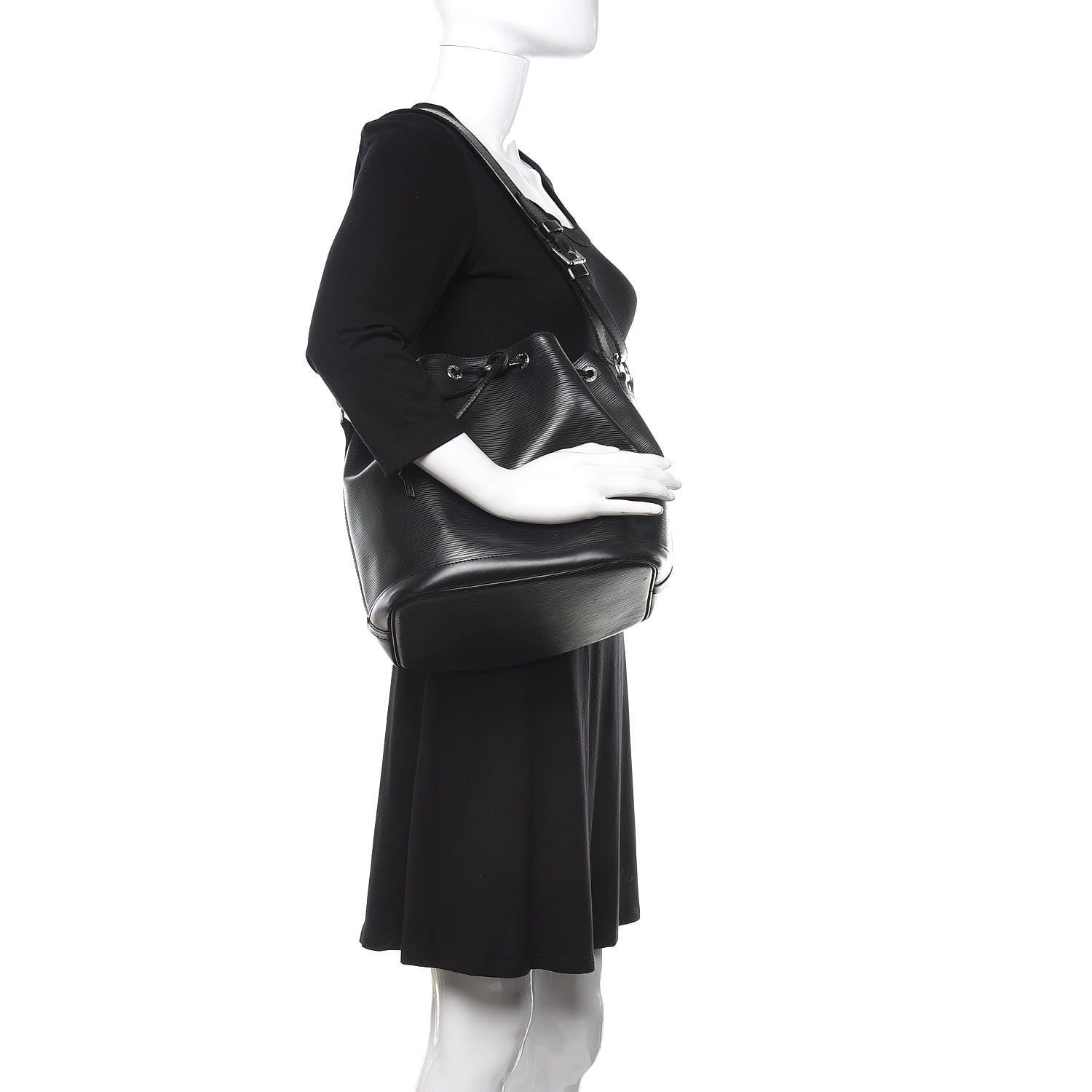 Louis Vuitton Epi Petit Noe NM Black 2 of 10