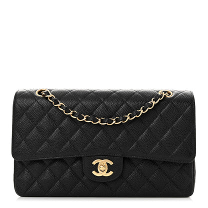 Chanel Caviar Quilted Medium Double Flap Black 1 of 11