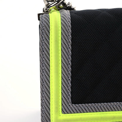 Chanel Canvas Quilted Small Fluo Boy Flap Black Grey Yellow 15 of 18