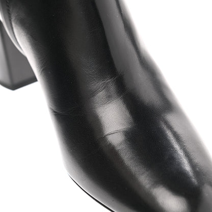 Saint Laurent Nappa Vendome Loulou Ankle Zip Boot 38 Black 9 of 10