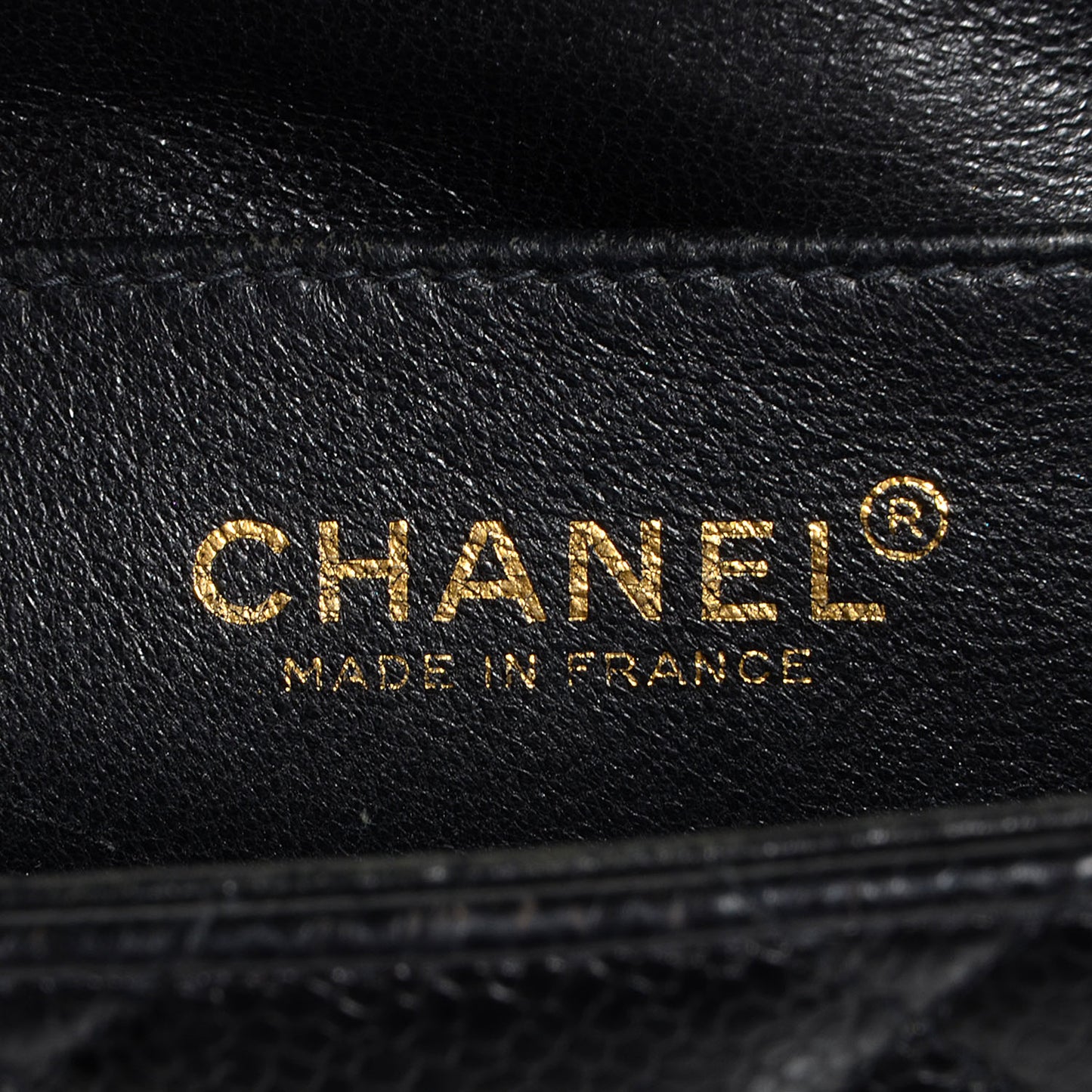 Caviar Quilted Jumbo Single Flap Black