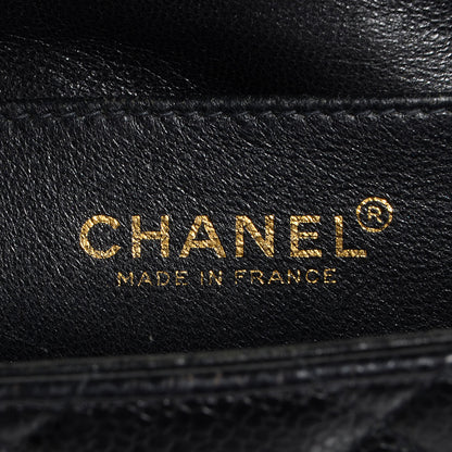 Chanel Caviar Quilted Jumbo Single Flap Black 7 of 8
