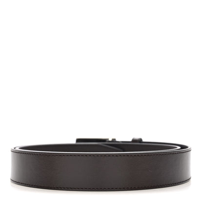 Gucci Plutone Calfskin Plaque GG 30mm Belt 90 36 Cocoa 2 of 4