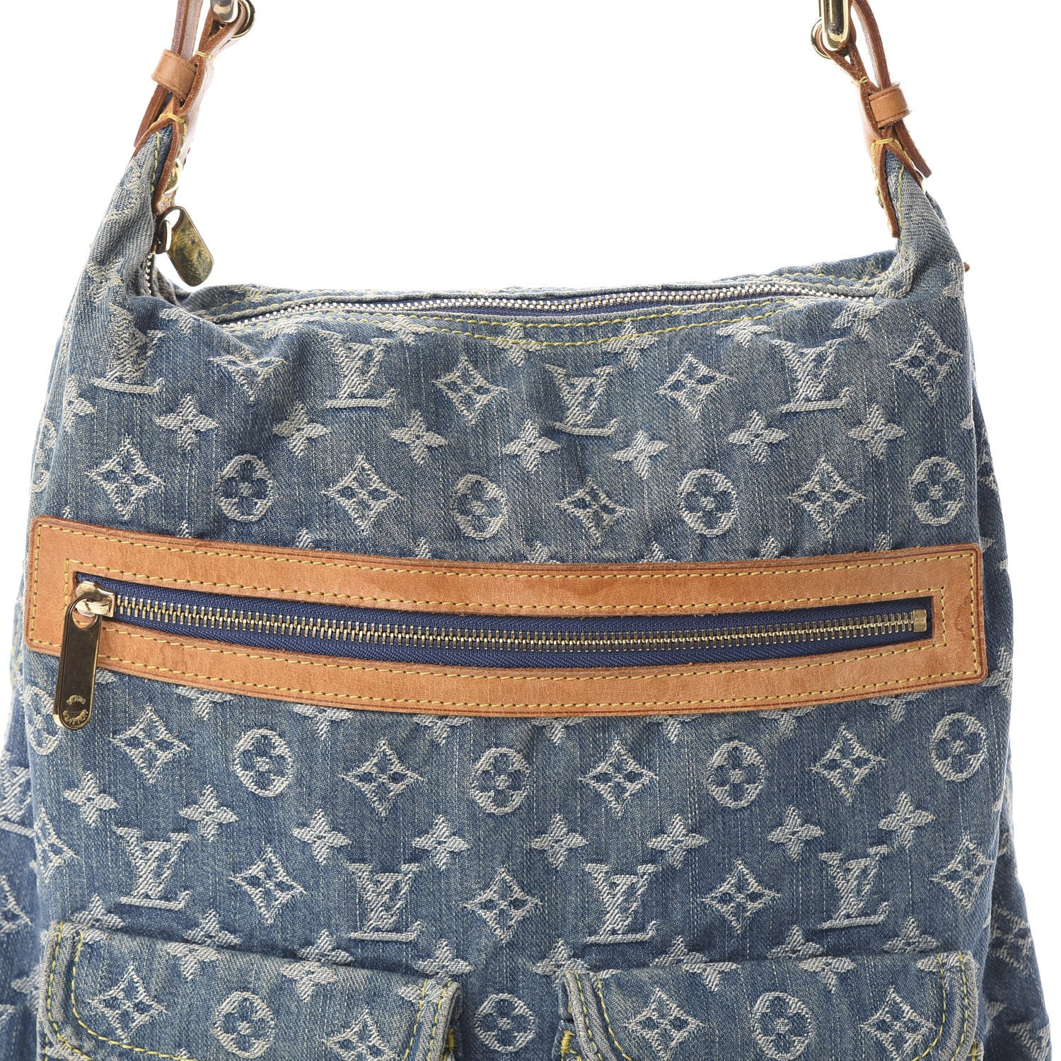 Louis Vuitton Denim Baggy GM Blue 8 of 8