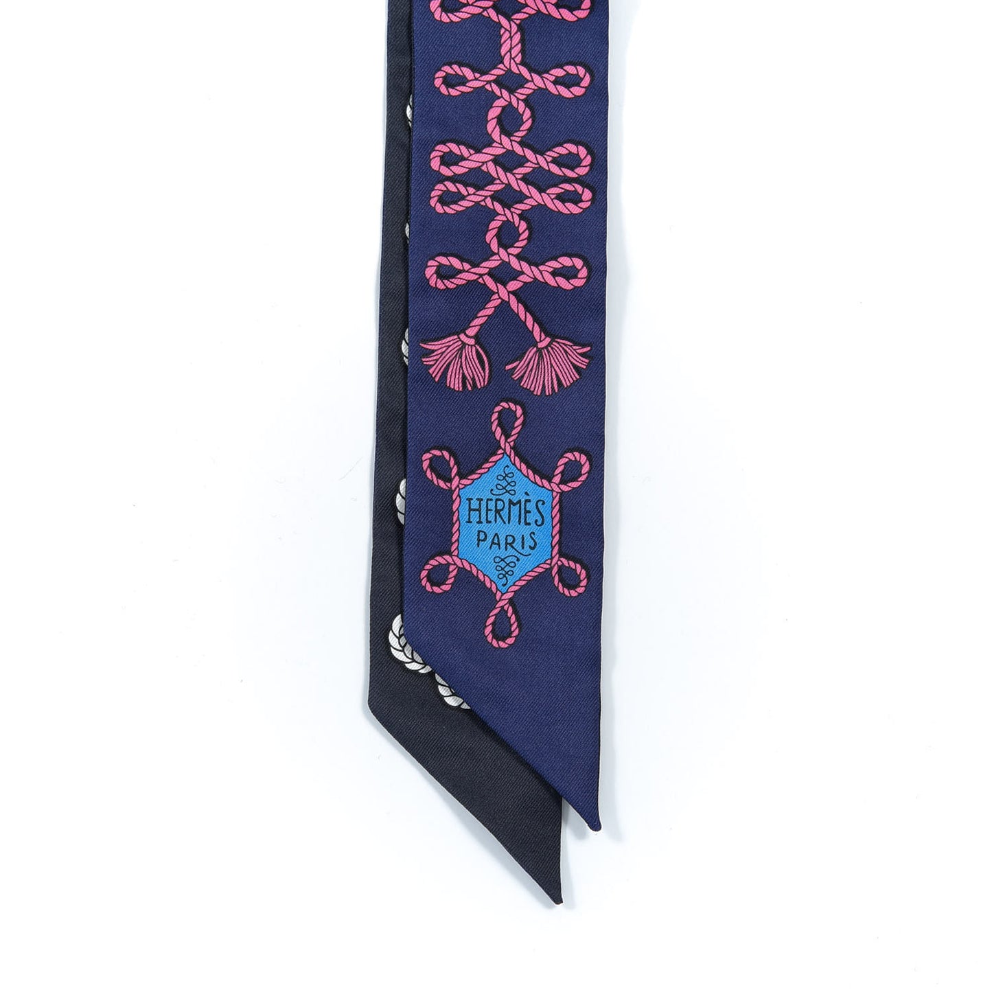Silk Galons Et Brandebourg Twilly Indigo Rouge Vif Marine