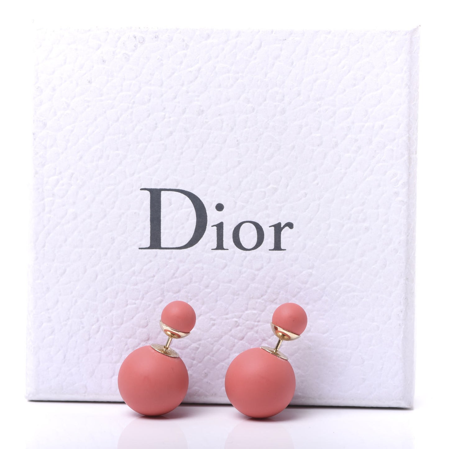 Mise En Dior Tribal Earrings Matte Pink