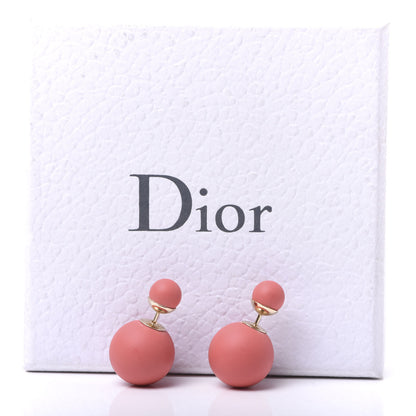 Christian Dior Mise En Dior Tribal Earrings Matte Pink 4 of 4