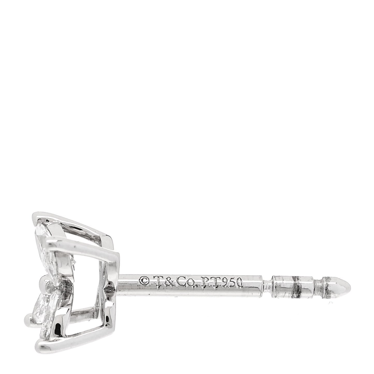 Platinum Diamond .19ct Mini Victoria Earrings