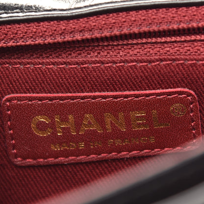 Chanel Glazed Calfskin Quilted Medium Bubble CC Flap Black 6 of 10