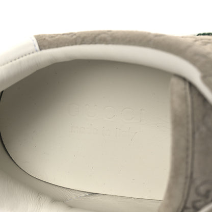 Gucci Suede Web Mens Ace Sneakers 8.5 Oatmeal 9 of 12