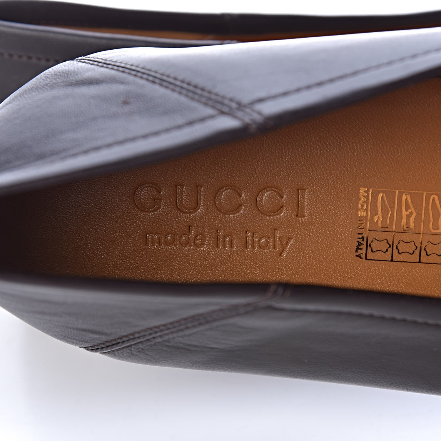 Gucci Lambskin Wolf Embroidered Mens Brixton Horsebit Loafers 13.5 Cocoa 5 of 12