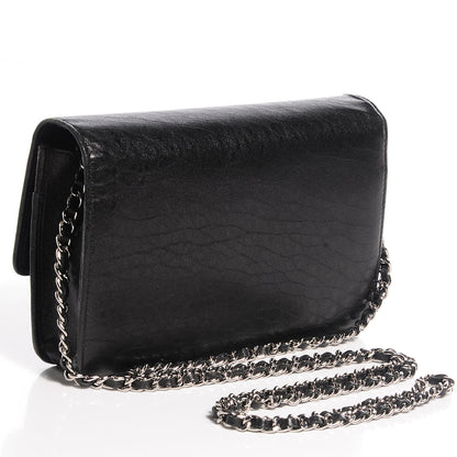 Chanel Goatskin Wallet on Chain WOC Black 3 of 9