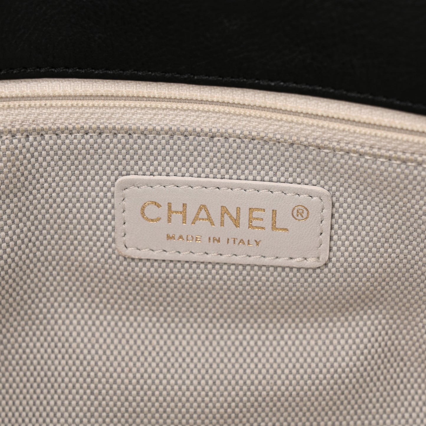 Calfskin Quilted Retro Chain Flap Black