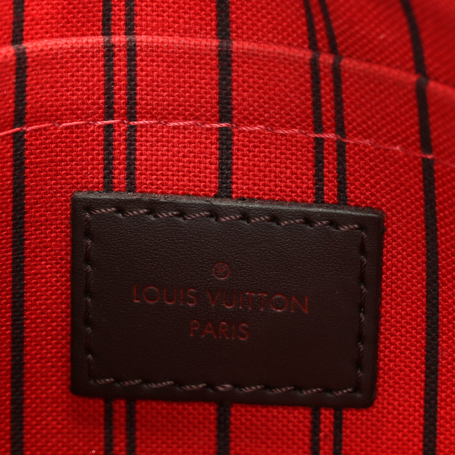 Louis Vuitton Damier Ebene Neverfull MM GM Pochette 6 of 7