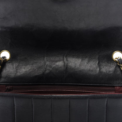 Chanel Lambskin Vertical Quilted Medium Single Flap Black 10 of 10