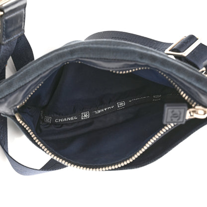 Chanel Canvas Sport Logo Waist Belt Bag Navy 5 of 10