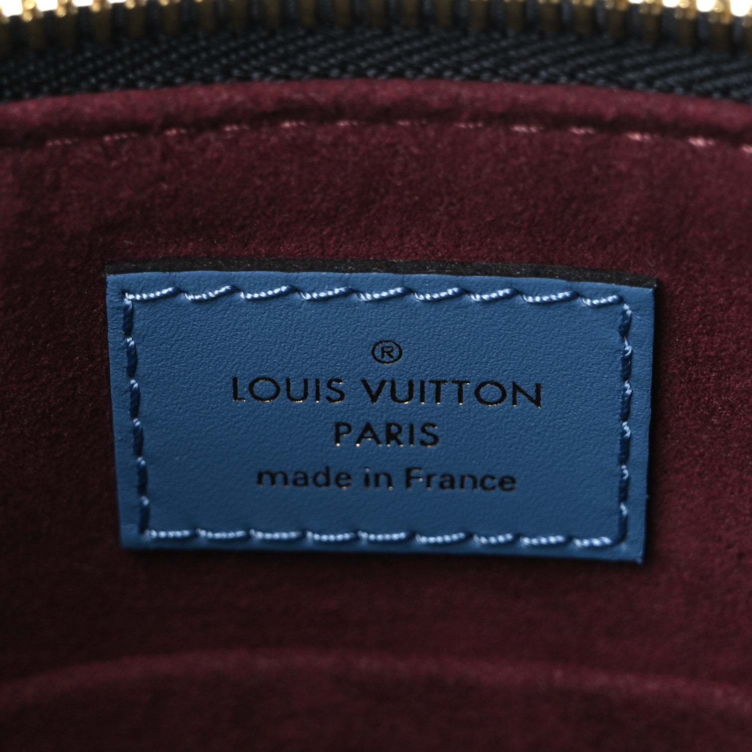 Louis Vuitton Monogram Beaubourg Hobo Mini Bordeaux Red Peach Safran Blue Jean Blue 6 of 9