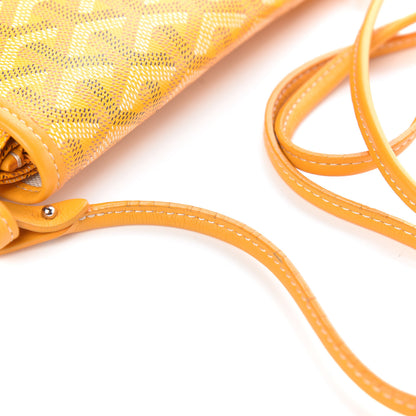 Goyard Goyardine Plumet Wallet Clutch Yellow 8 of 11