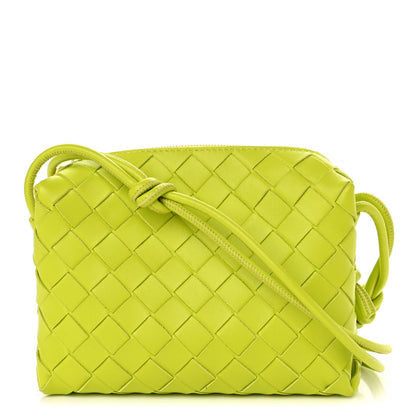 Bottega Veneta Nappa Intrecciato Mini Loop Camera Bag Acid Kiwi 1 of 8