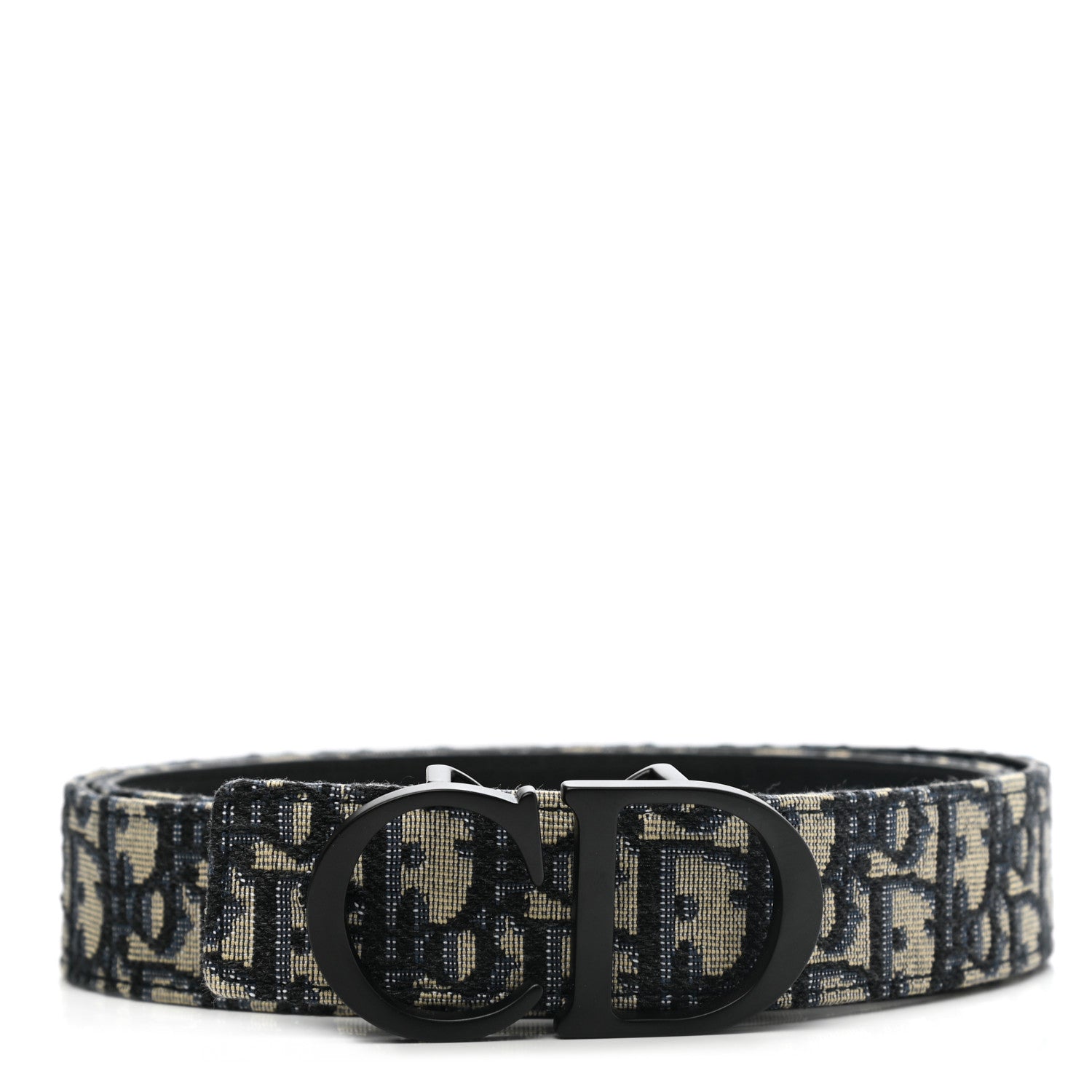 Christian Dior Oblique 35mm Belt 100 Blue Multi 1 of 6