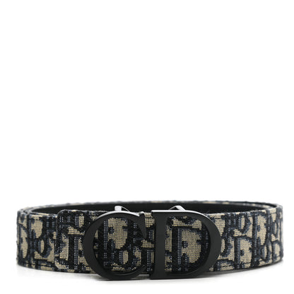 Christian Dior Oblique 35mm Belt 100 Blue Multi 1 of 6
