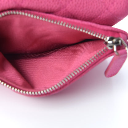 Chanel Iridescent Caviar Quilted CC Card Holder Pink 5 of 10