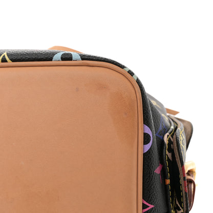 Louis Vuitton Monogram Multicolor Petit Noe Black 13 of 14