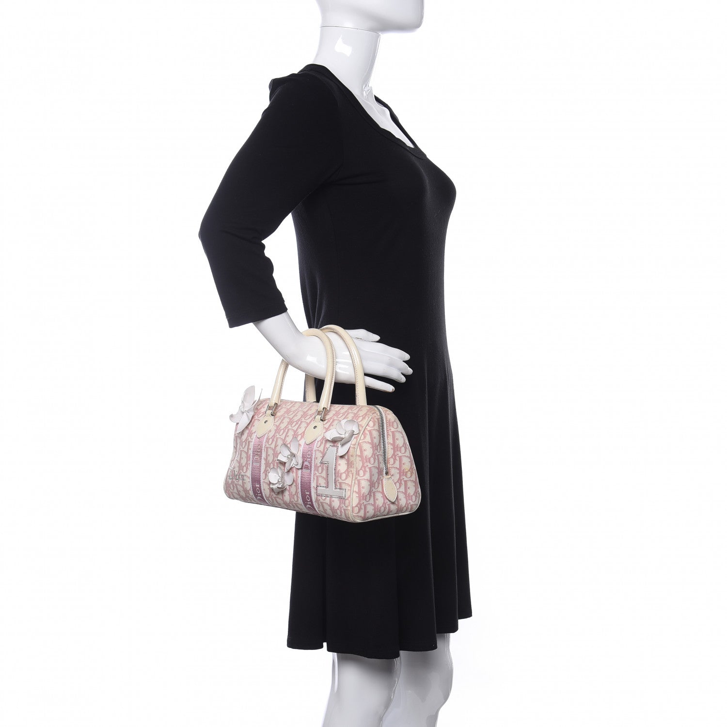 Christian Dior Monogram Girly Boston Pink 2 of 15