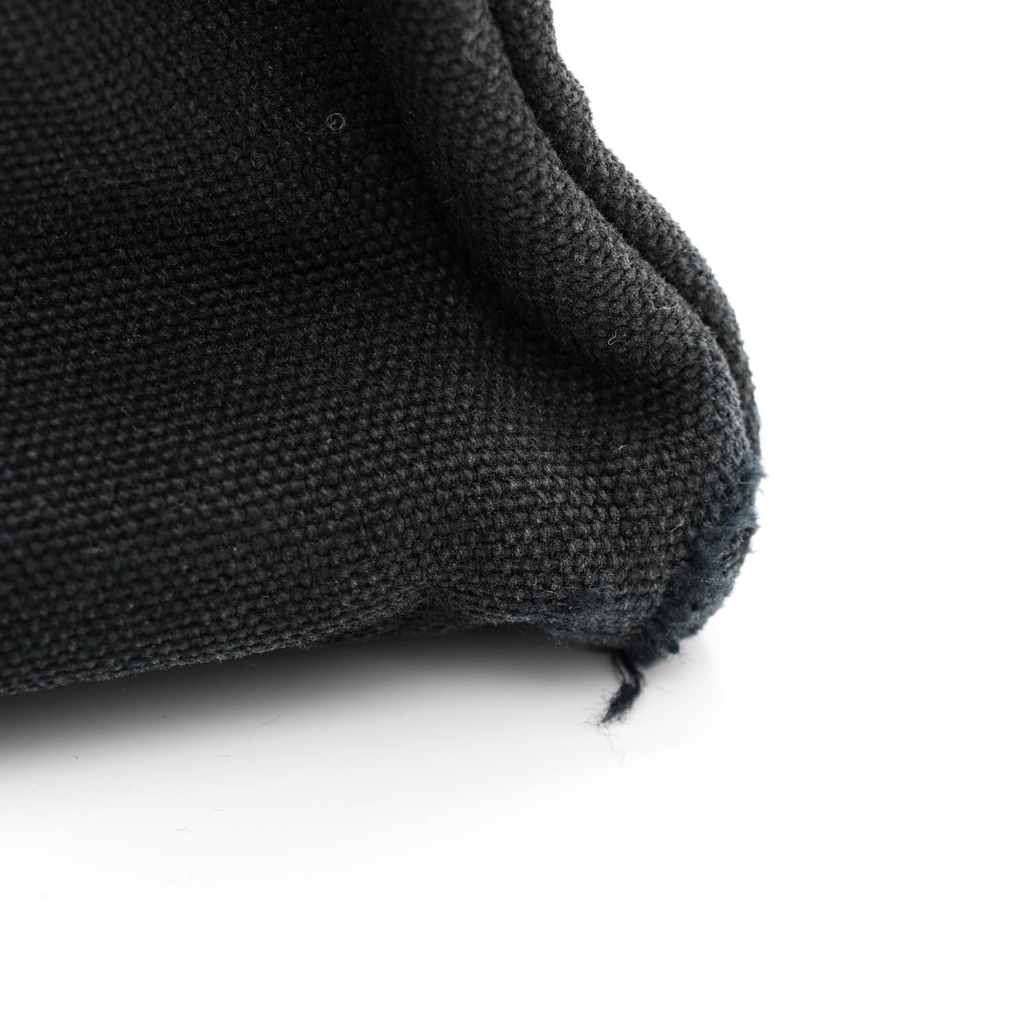 Hermes Canvas Herline MM Tote Black 12 of 15