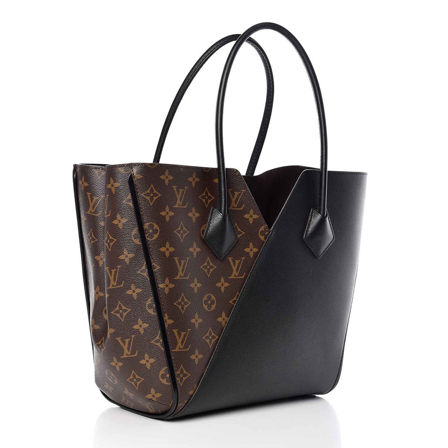 Calfskin Monogram Kimono Tote Black