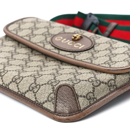 Gucci GG Supreme Monogram Neo Vintage Web Belt Bag Brown 11 of 11