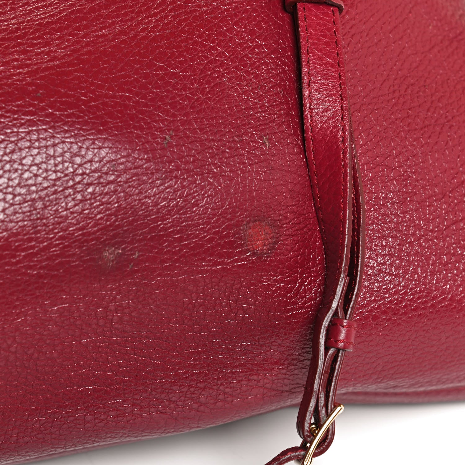 Burberry Prorsum Deerskin Tote Red 14 of 17