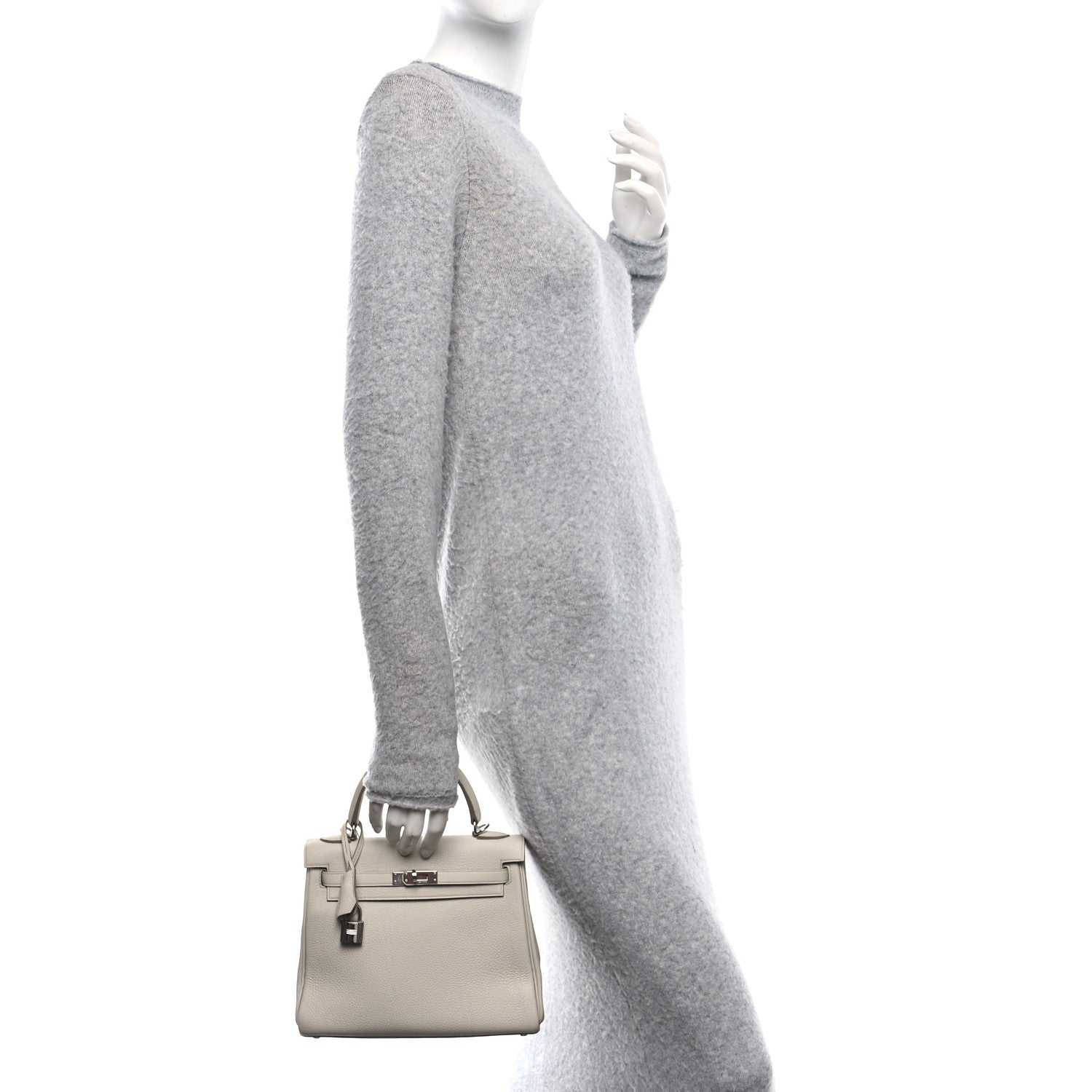 Hermes Togo Kelly Retourne 25 Beton 2 of 10
