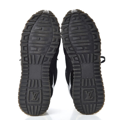 Louis Vuitton Suede Monogram Run Away Sneakers 36 Black 6 of 8