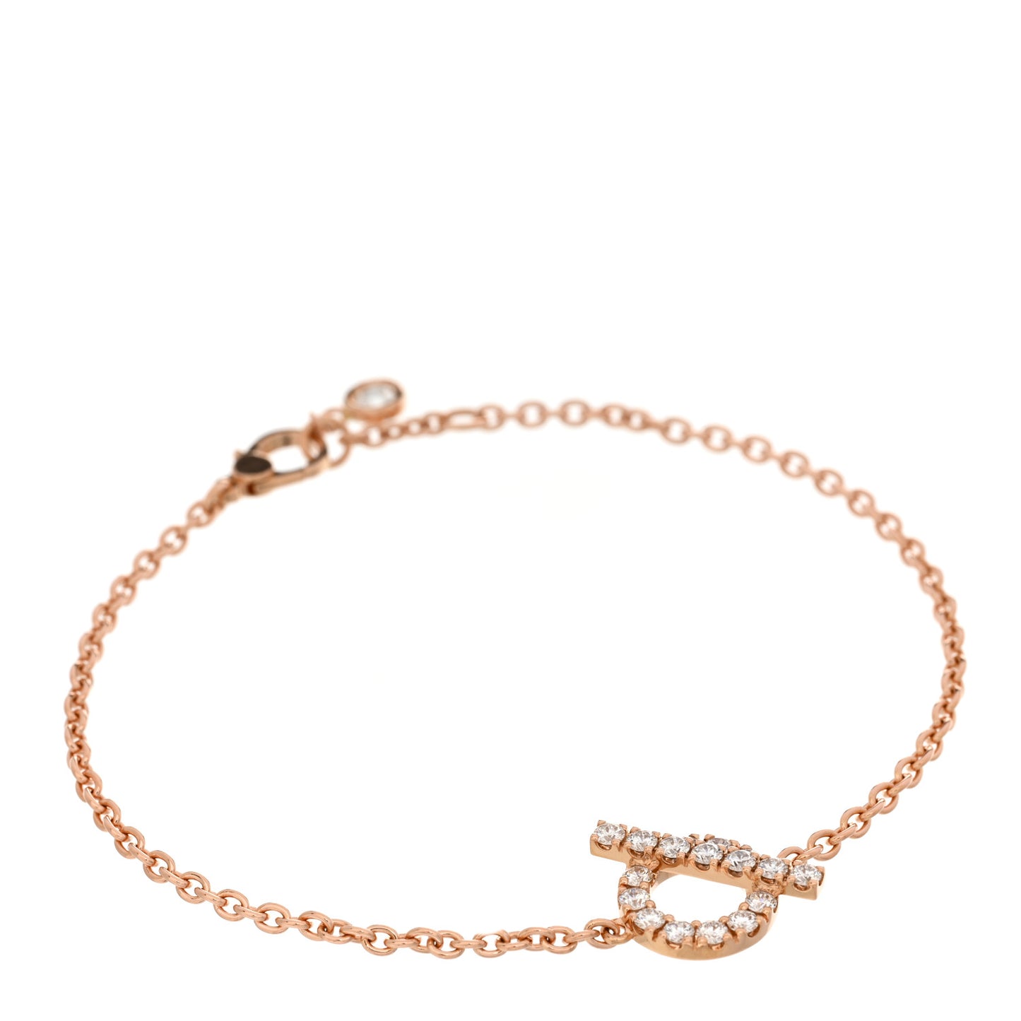 18K Rose Gold Diamond Finesse Bracelet ST