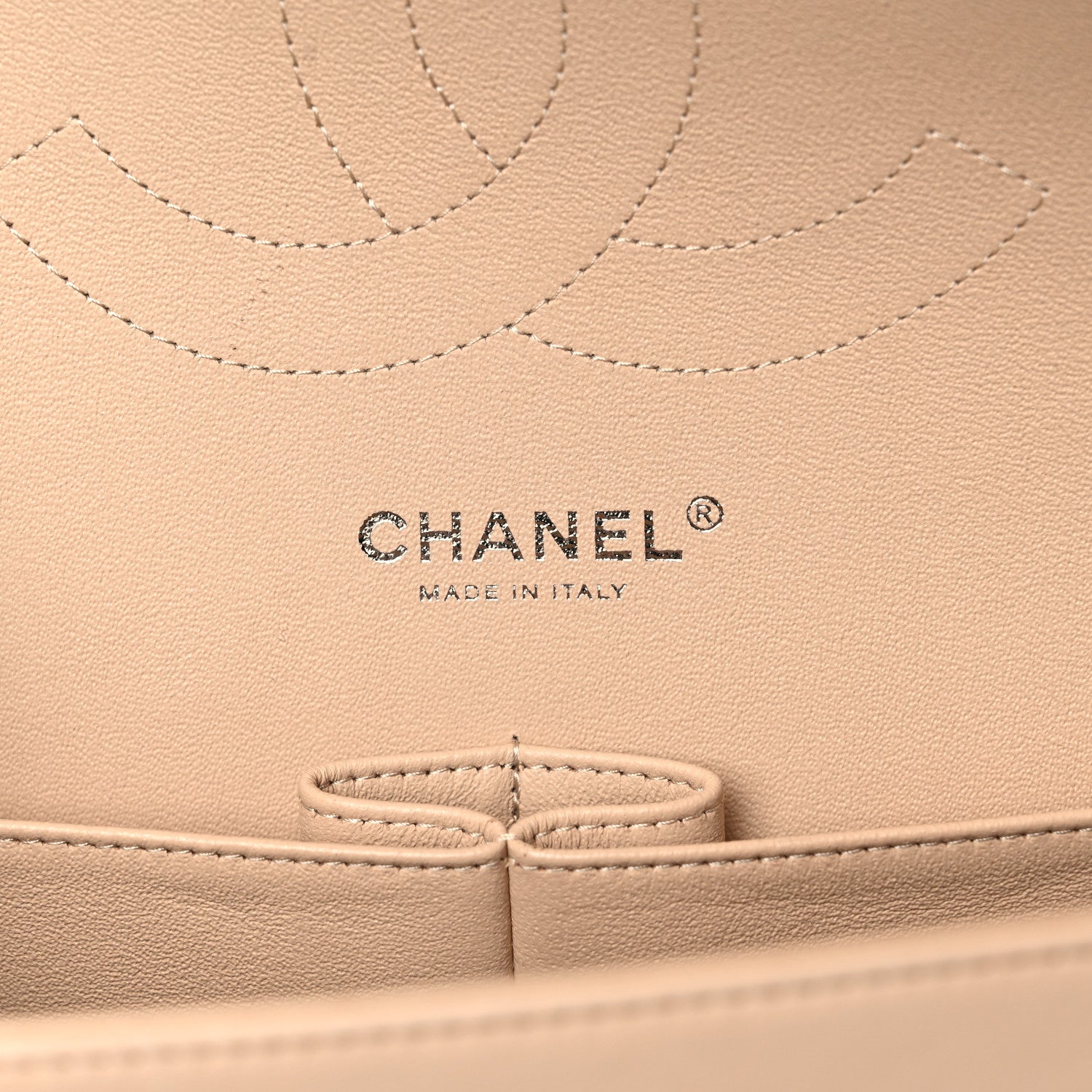 Chanel Lambskin Quilted Jumbo Double Flap Beige 6 of 21