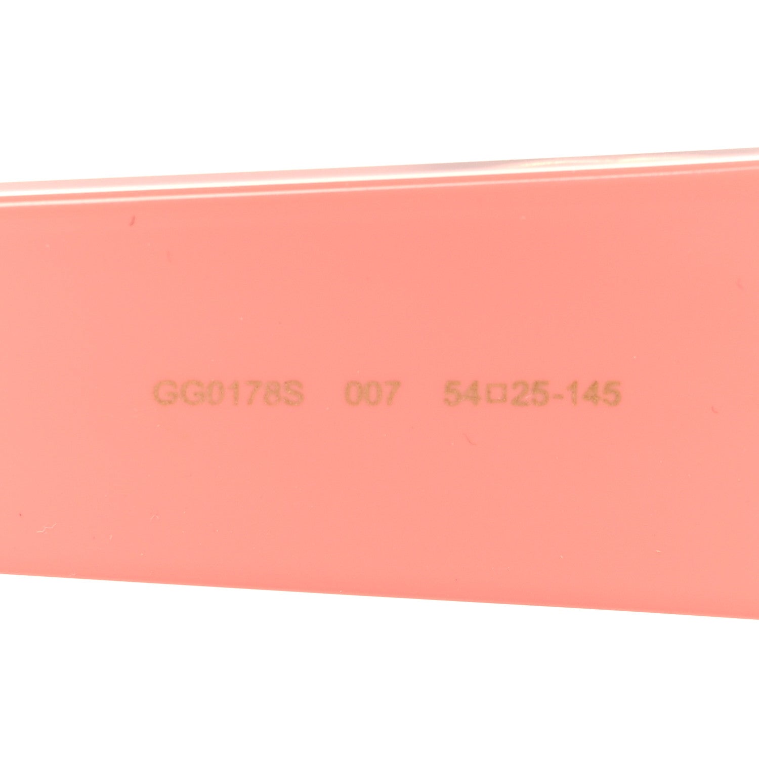 Gucci Square Frame GG0178S Sunglasses Rose Brown 6 of 6