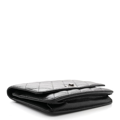 Chanel Caviar Quilted Reissue Wallet On Chain WOC Black 4 of 12
