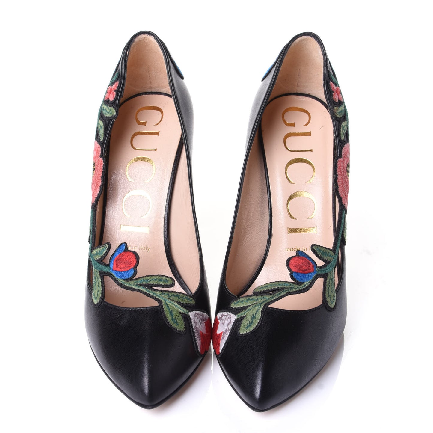 Calfskin Ophelia High Heel Pumps 38.5 Black