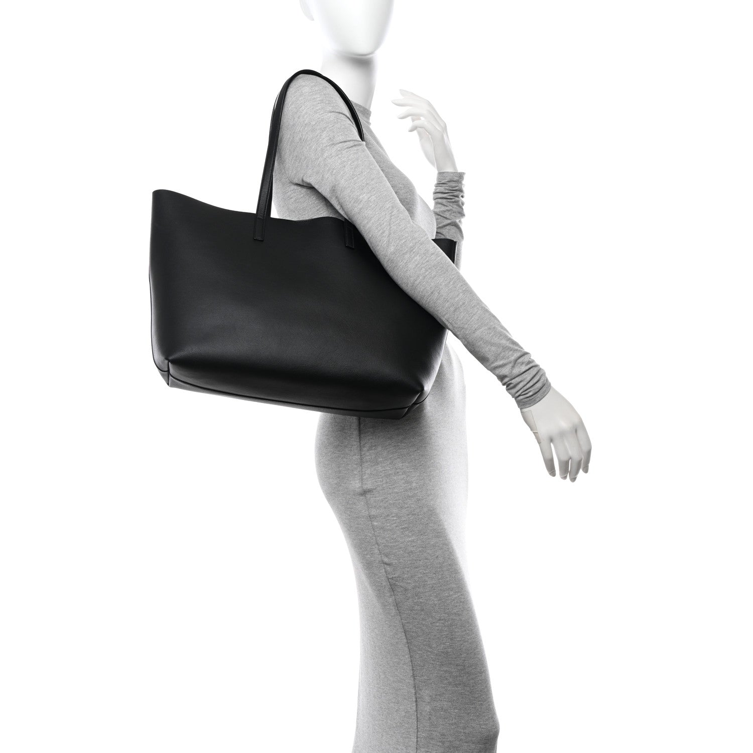 Saint Laurent Calfskin East West Shopping Tote Black 2 of 13