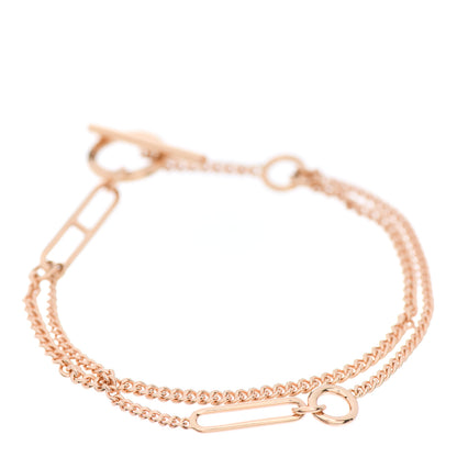 Hermes 18K Rose Gold Echappee Bracelet SH 1 of 3