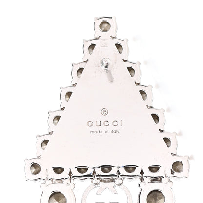 Gucci Crystal Triangle Tassel Single Drop Earring 3 of 4