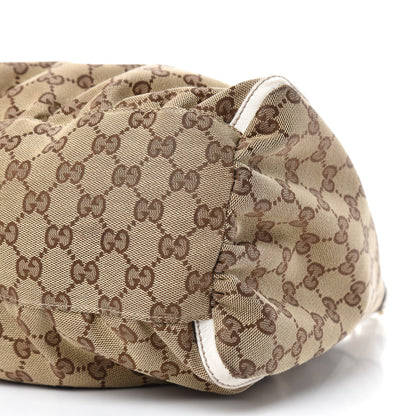 Gucci Monogram Large D Gold Hobo Off White 7 of 11
