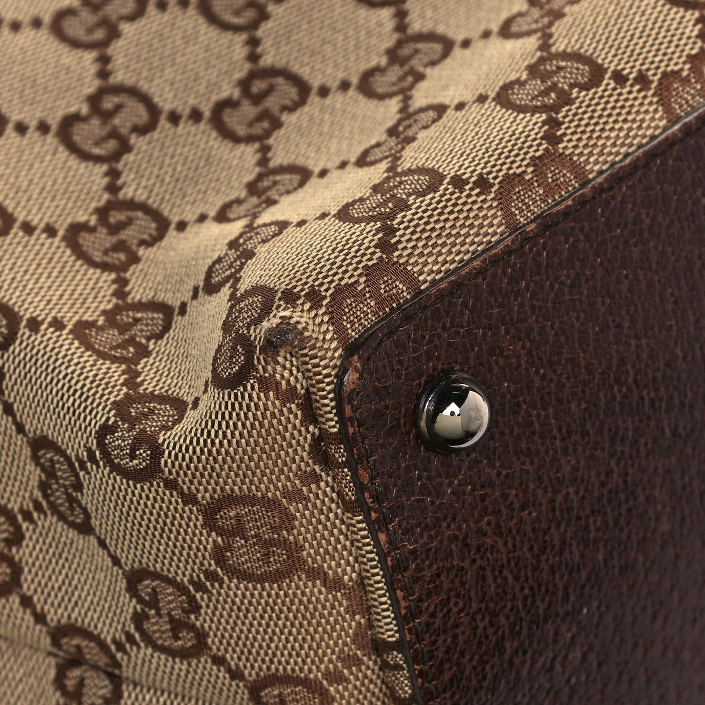 Monogram Large Eclipse Tote Brown