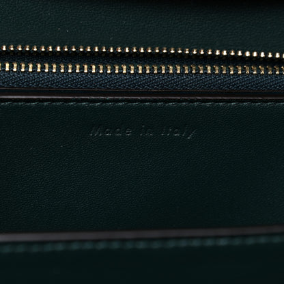 Celine Box Calfskin Medium Classic Box Flap Bag Dark Green 7 of 15