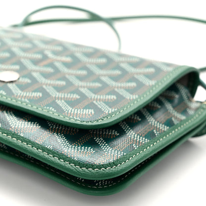 Goyard Goyardine Plumet Wallet Clutch Green 11 of 11