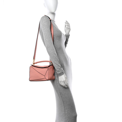 Loewe Calfskin Small Puzzle Bag Soft Pink 2 of 9