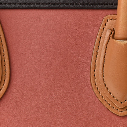Celine Smooth Calfskin Bullhide Nano Tri-Color Luggage Terracotta 18 of 19