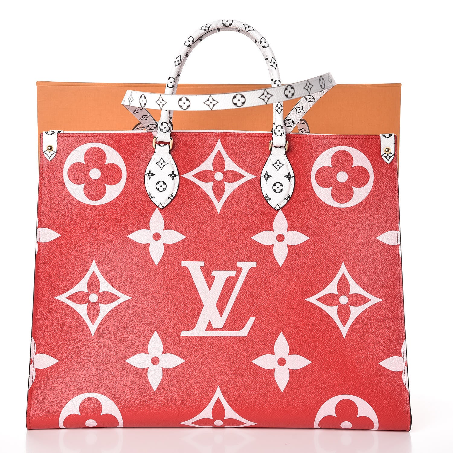 Louis Vuitton Monogram Giant Onthego GM Rouge Rose 10 of 10