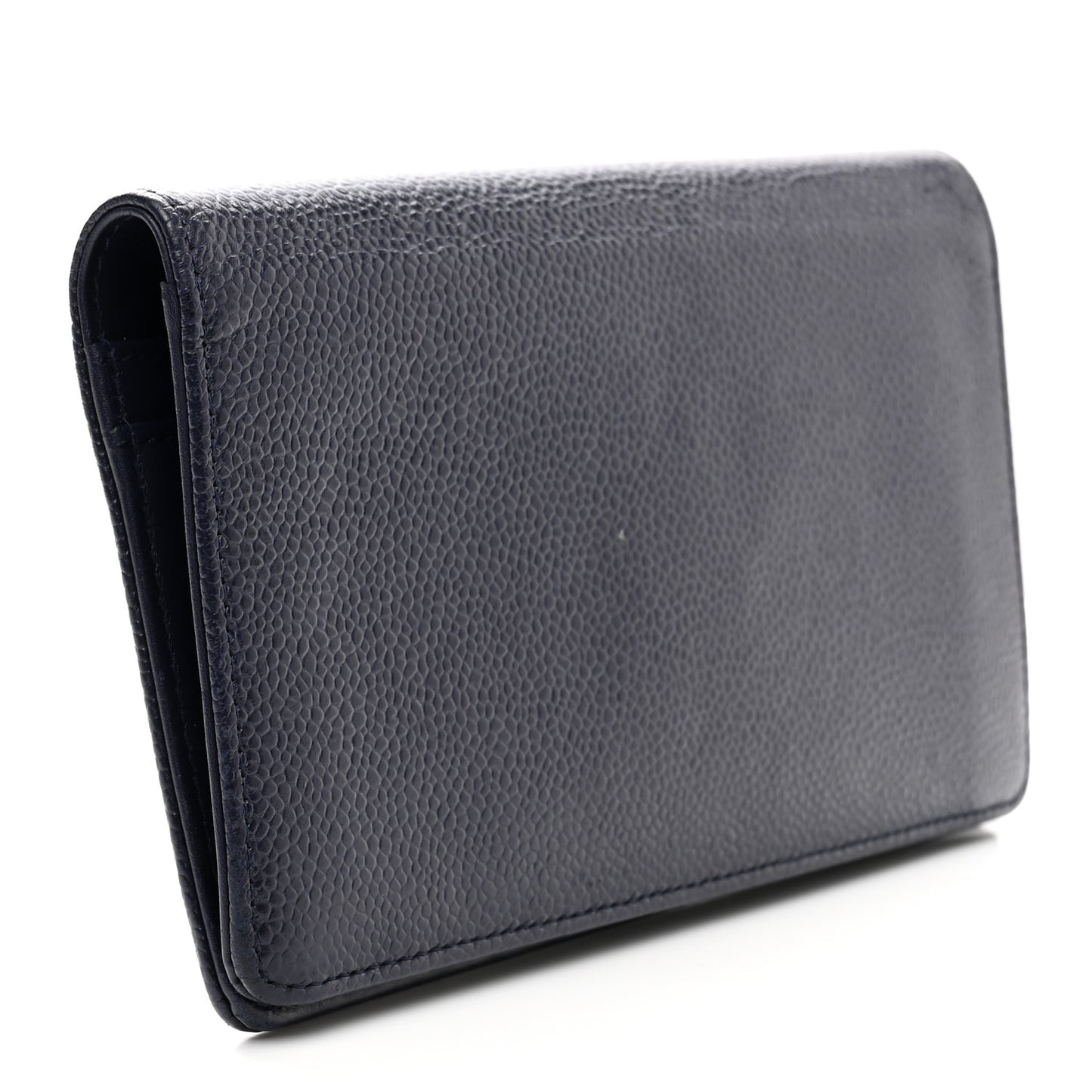 Caviar Timeless CC Yen Wallet Dark Blue